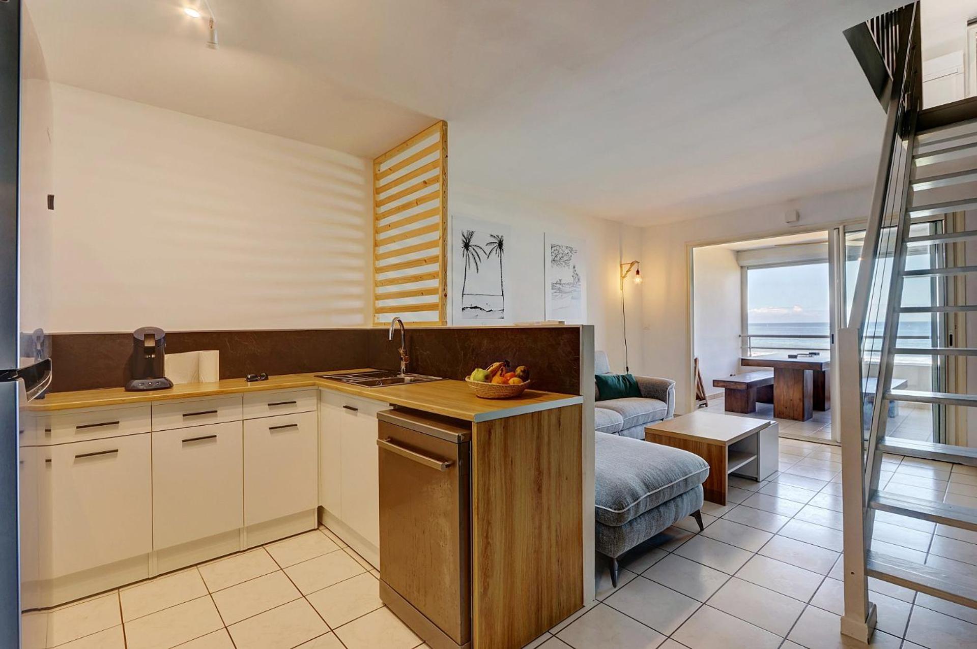 Plein La Vue - T4 Saint Leu 1Ere Ligne Pieds Dans L'Eau Appartement Buitenkant foto